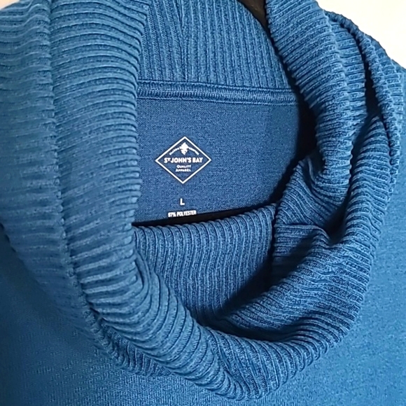 St. John's Bay Womens Cowl Neck Long Sleeve Tunic Top Size Large - Picture 10 of 15